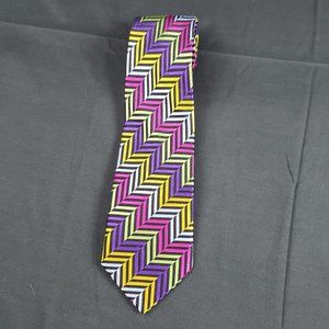 Van Huesen Brilliant Colored Wave Tie